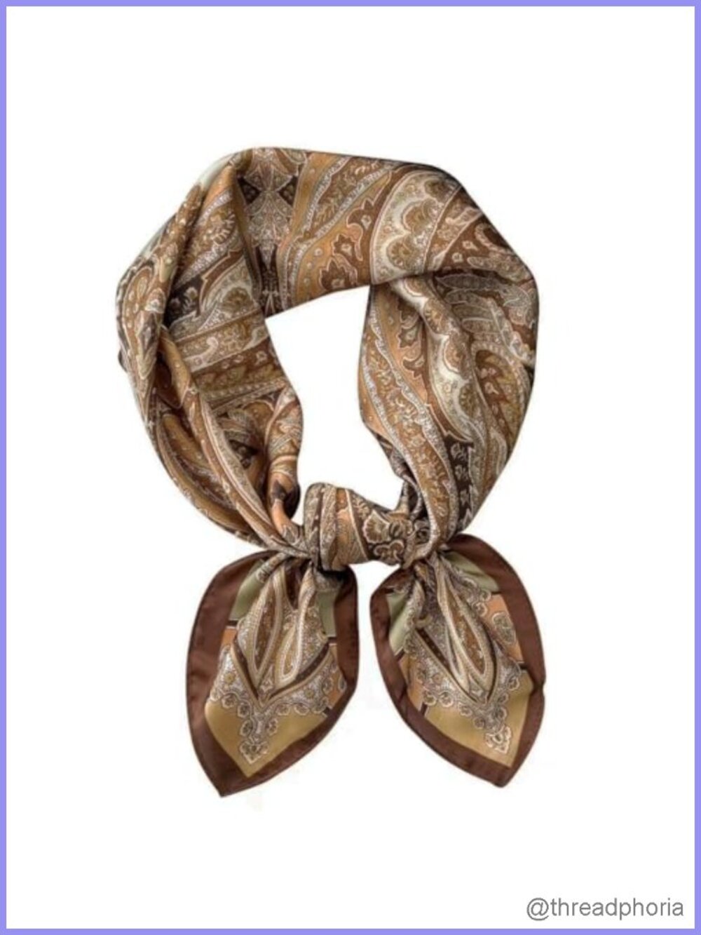 Satin Hair Scarf Silk Like Women's Multi-Purpose Head Scarf 27x27